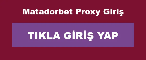 Matadorbet Proxy Giriş infografik