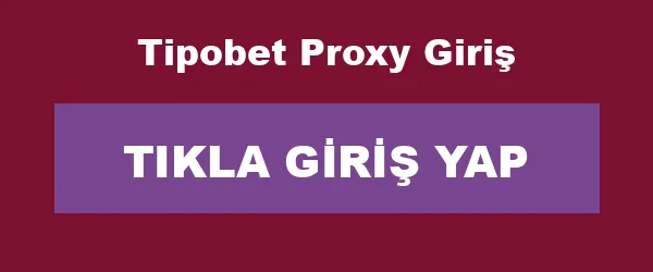 Tipobet Proxy Giriş infografik